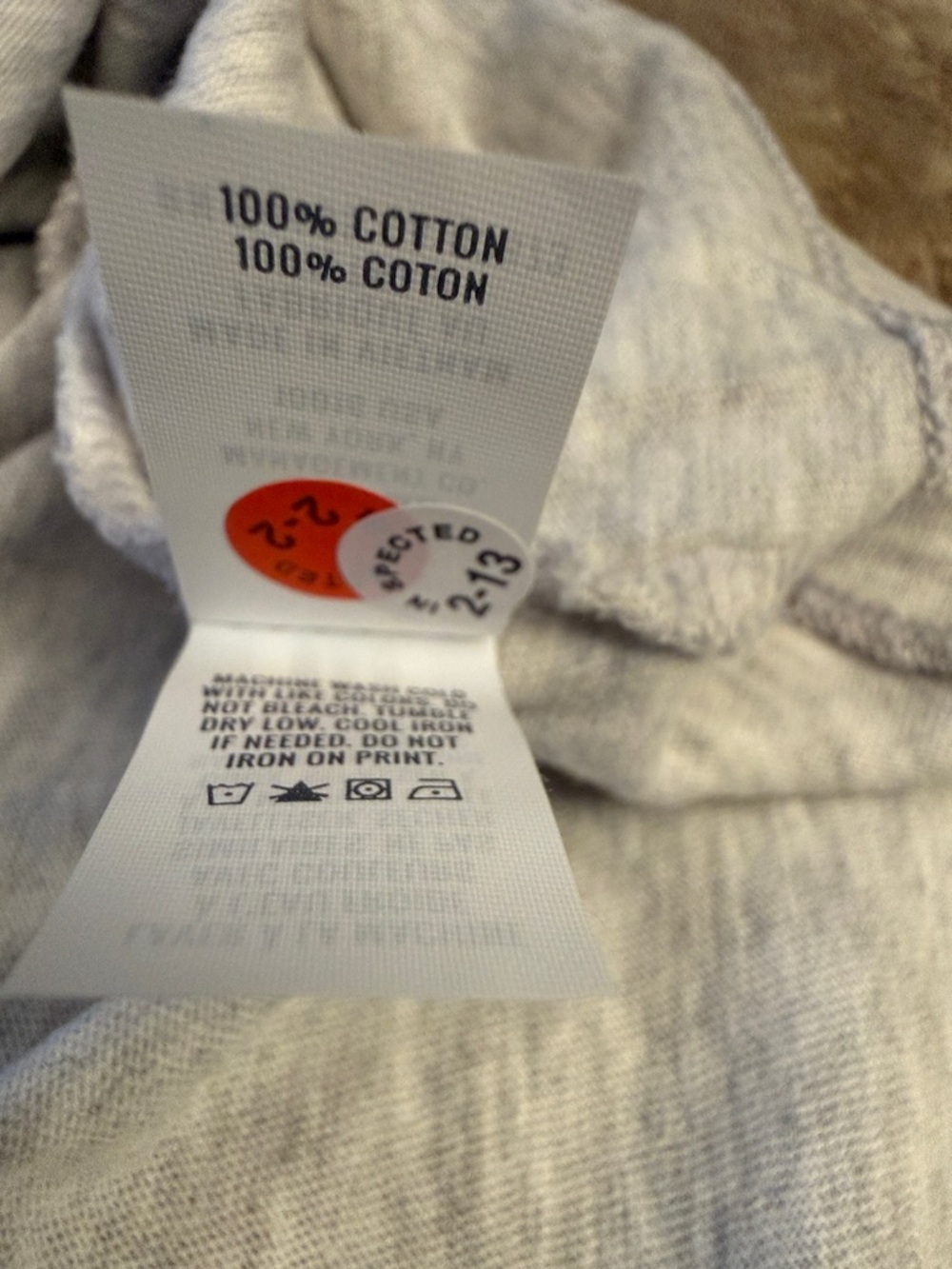 aerie Short Sleeve V-Neck Tee - Light Gray - Picture 7 of 9
